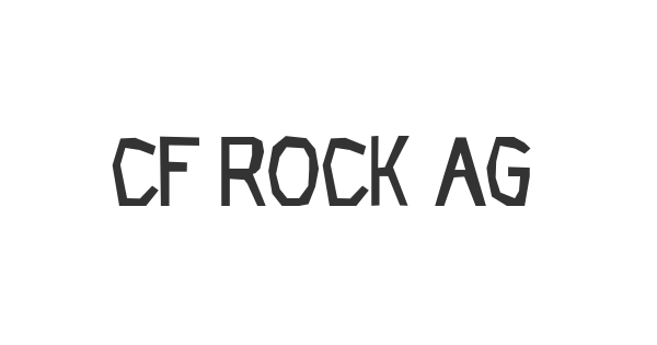 CF Rock Age font thumb